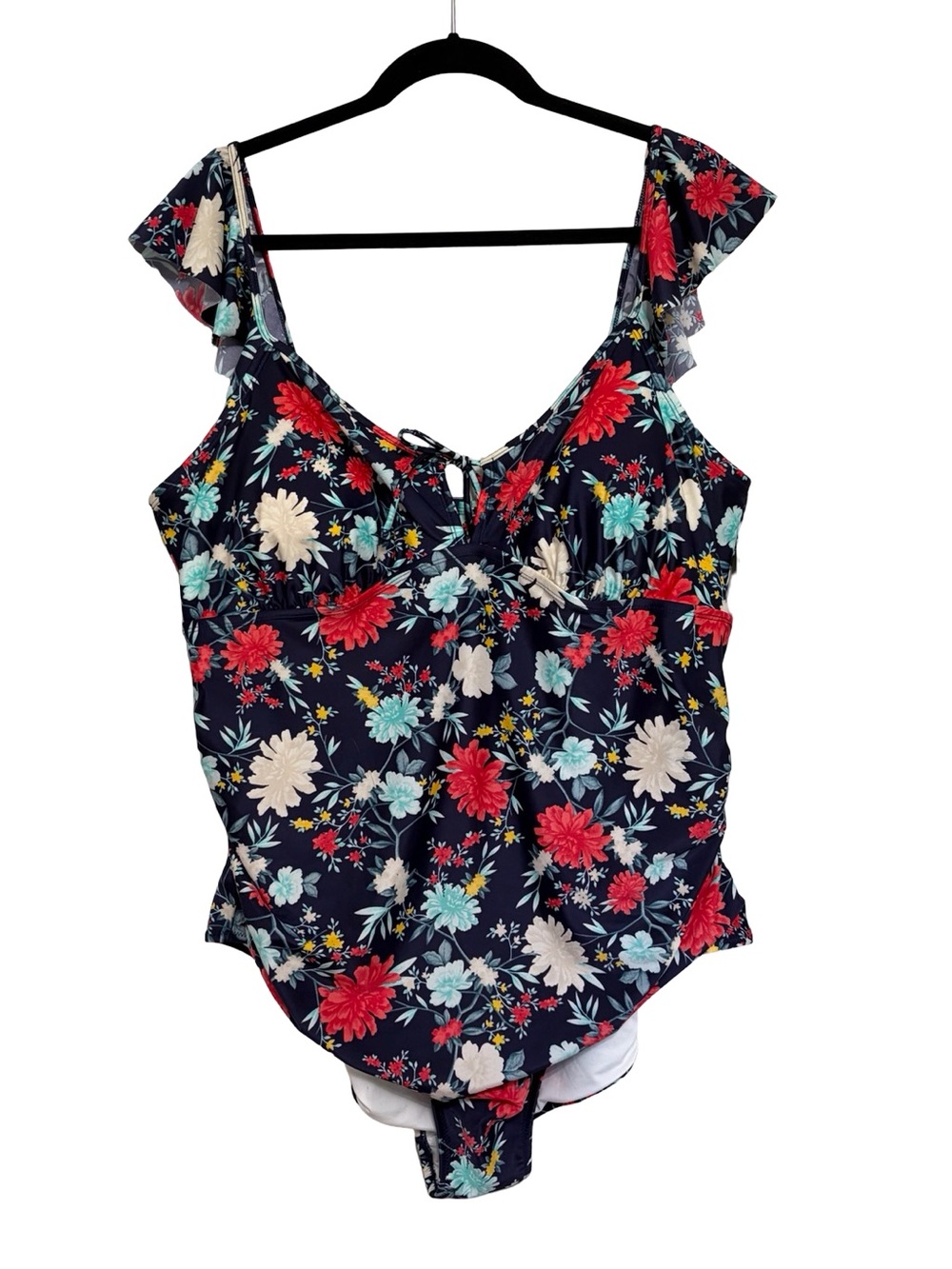 NEW Old Navy Ruffle Floral One Piece Swimsuit - Size 3X